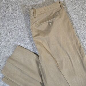 Tommy Bahama Pants Mens Size 38x34 Professional Relax Vacation Silk Blend Brown